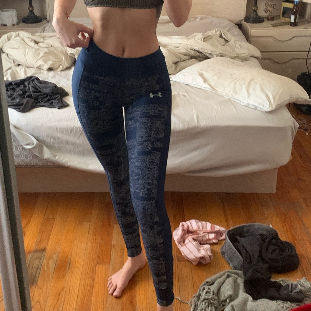 Reflective Under Armor Compression Workout Pants - image 2